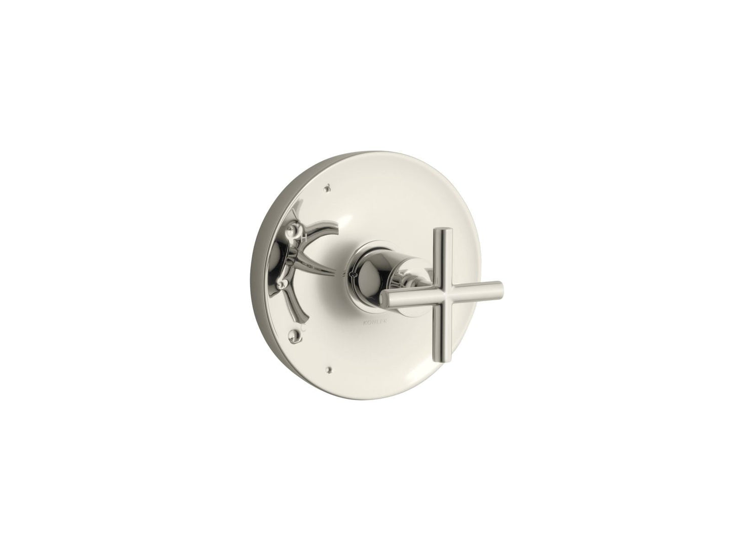 KOHLER Vibrant Polished Nickel Cross Shower Faucet Handle