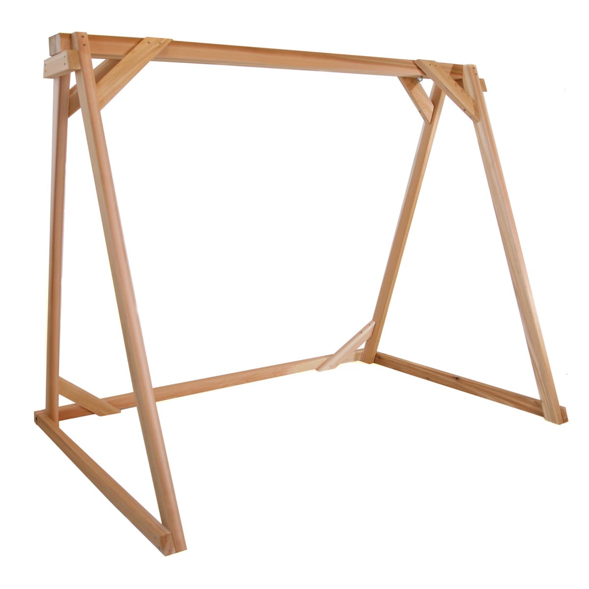 All Things Cedar 3 -person Natural Cedar Wood Outdoor Swing