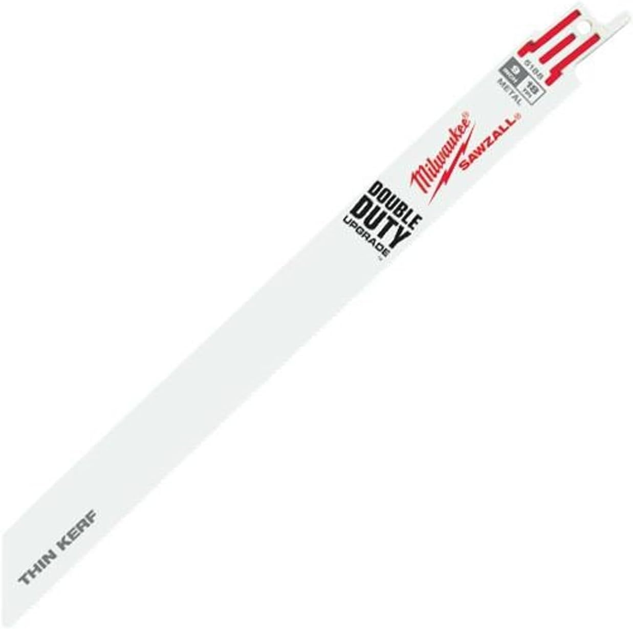 MILWAUKEE ELECTRIC TOOL 48-01-7188 Super Sawzall Blade 100 Pack - 18 Teeth/Inch - 9" Length