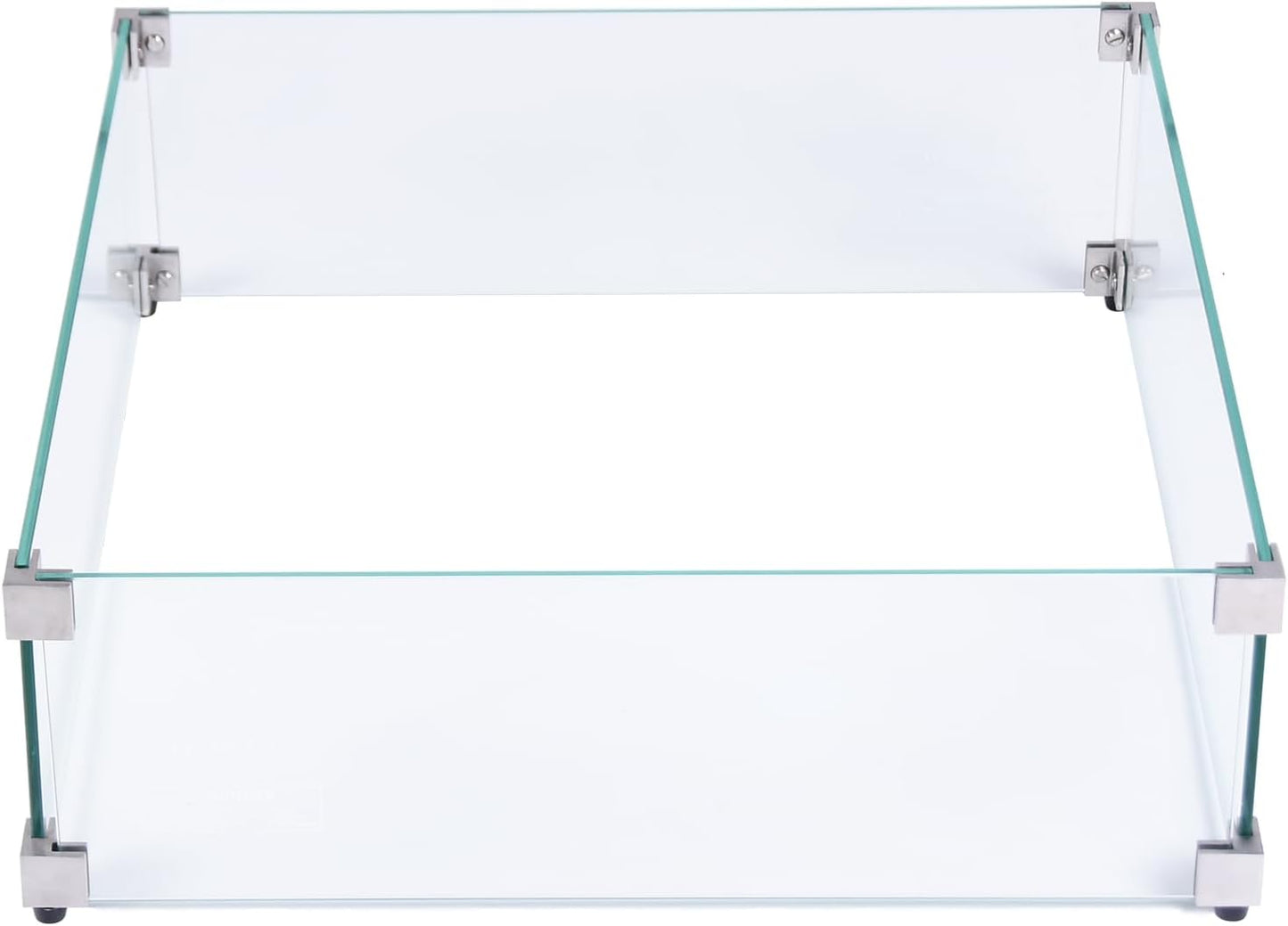 Window Shield for ELEMENTI Manhattan Fire Table OFG103-WS Square Wind Shield