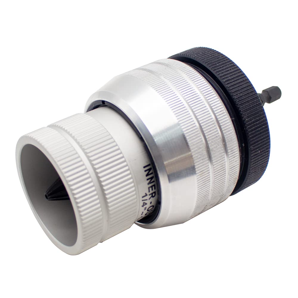 Electric Reamer, 6MM-35MM Copper Tube Chamfer Trimming Knife Metal Pipes Deburring Reamer Internal External Chamfering Tool