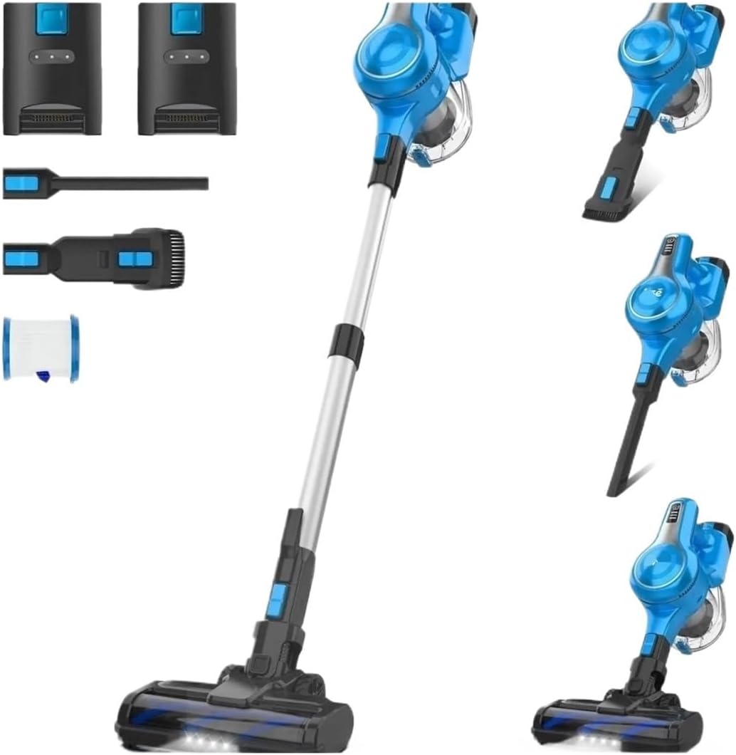 S63 Cordless Vacuum Cleaner Compatible with INSE S63, 30KPA Powerful Suction, 7-in-1 Stick\/Handheld, Up to 45mins Runtime for Home Appliances & Cleaning(AU)
