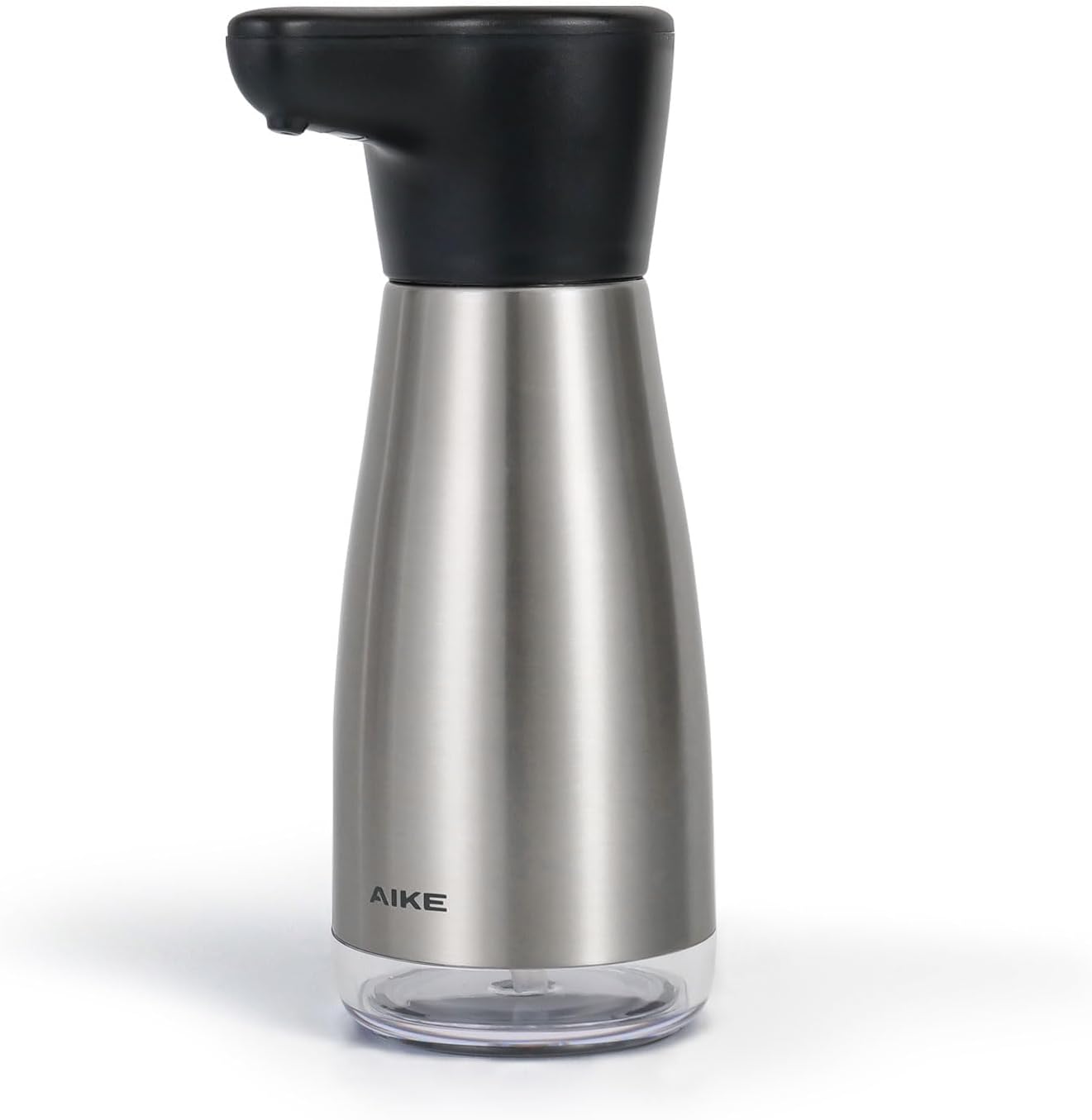 AIKE Magnetic Charging Waterproof Automatic Soap Dispenser for Liquid Soap Spot Resist Stainless Finish 14fl.oz. Model AK1337