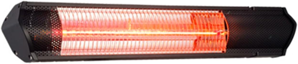 Outdoor Electric Heater, Patio Heater with Remote Control, Stepless Temperature Control, Wall Mounted\/Tripod for Balcony Courtyard Gazebo Garage