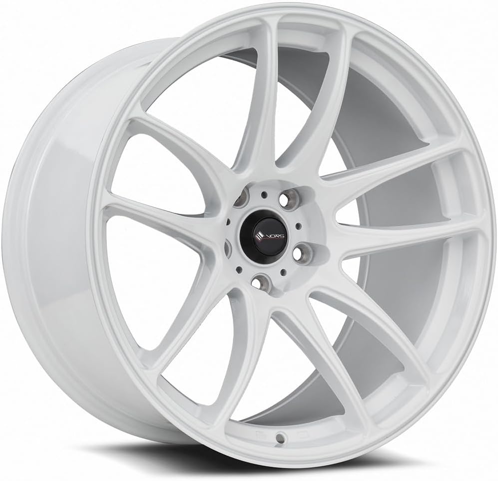 17x9 Vors TR4 5x114.3 30 White Wheel Rim 73.1