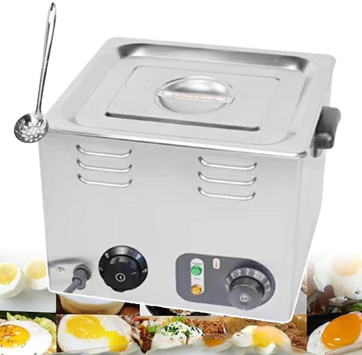 Electric Hot Spring Egg Boiler For Commercial, Automatic Omelette Device 2.6Kw Stainless Steel Egg Cooker