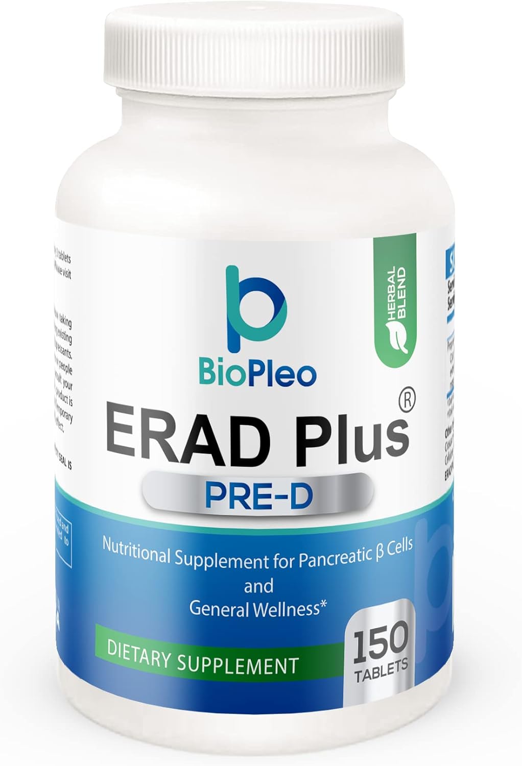 ERAD Plus Pre-D Nutritional Supplement for Metabolism Support (150 Tablets), Trusted Since 2018