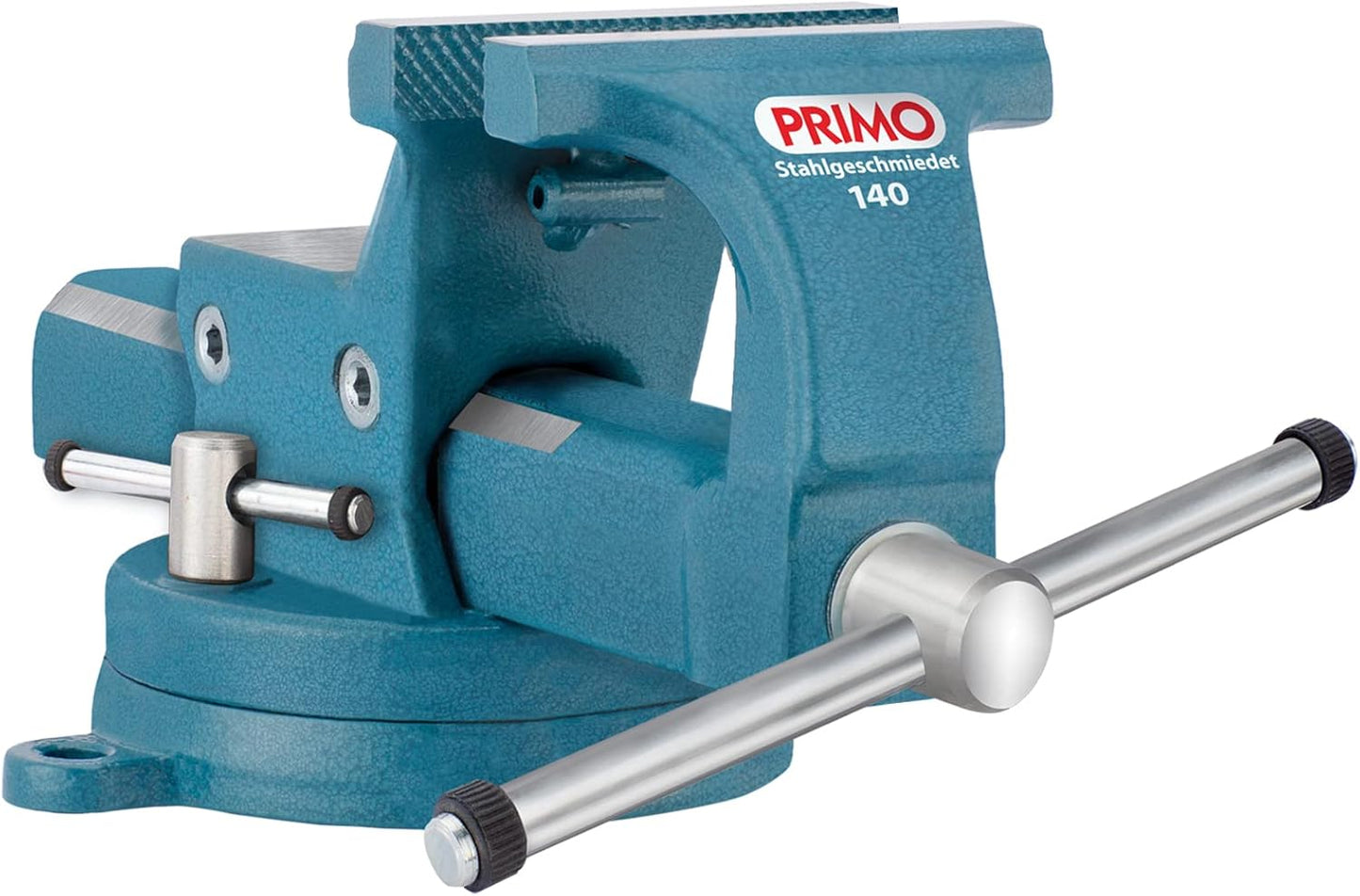 KANCA PRM-180,PRIMO PARALLEL VISE With 360° Rotating Swivel Base,Drop-Forged Bench Vise,Jaw Opening(Max) 7.2 INCH,Strong Hand Tools and Machinist Vise,Tools & Home Improvement Product,Blue Color(7.2")