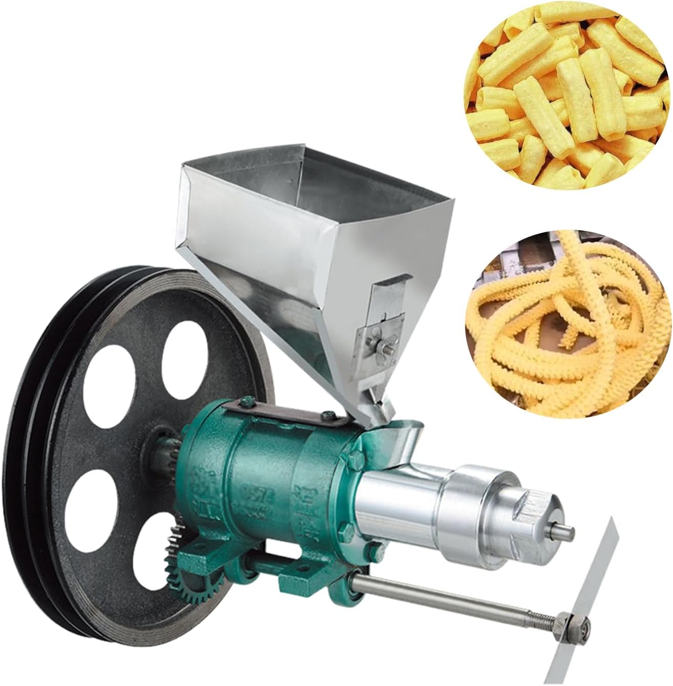 Rice and Corn Puffed Food Extruder Machine Multifunction Puff Snack Machine for Making Cornflakes Snack Machine for Kitchen Food Processing