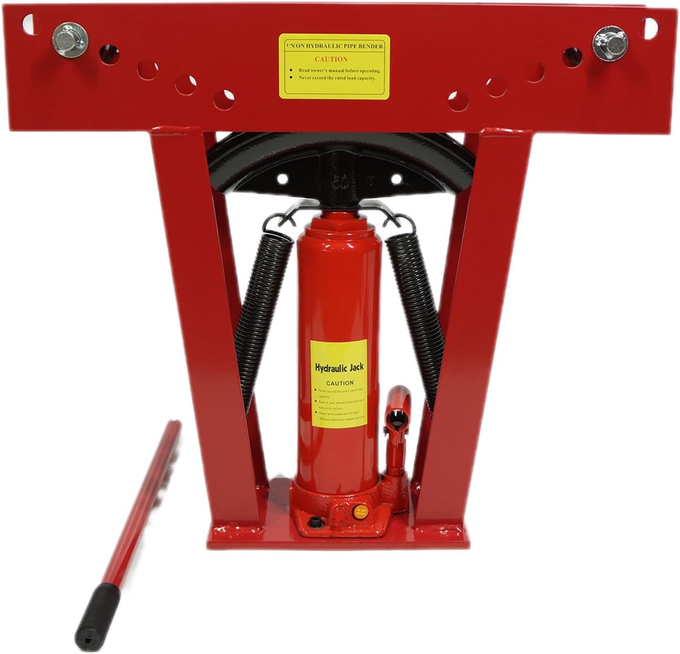 Tube and Pipe Bender, 16 T Hydraulic Pipe Bender Hand Pump Tube Tubing Exhaust Tube Bender Tool 8 Dies(1\/2 in, 3\/4 in, 1, 1-1\/4 in, 1-1\/2 in, 2 in, 2-1\/2 in, 3 in)