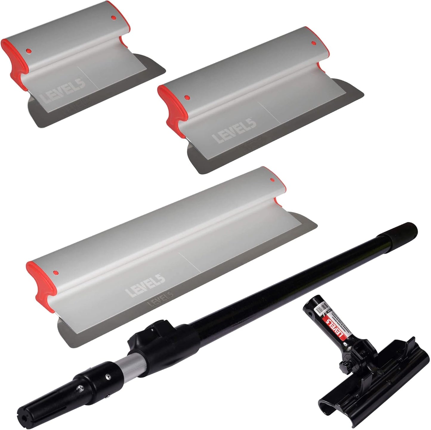 Level 5 Tools 5-440 Skimming Blade,10",16",24",Pole