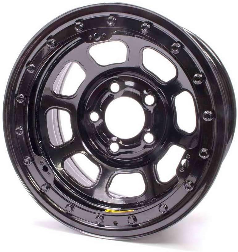 58D53IL Black IMCA D-Hole Beadlock Wheel Size: 15" x 8"