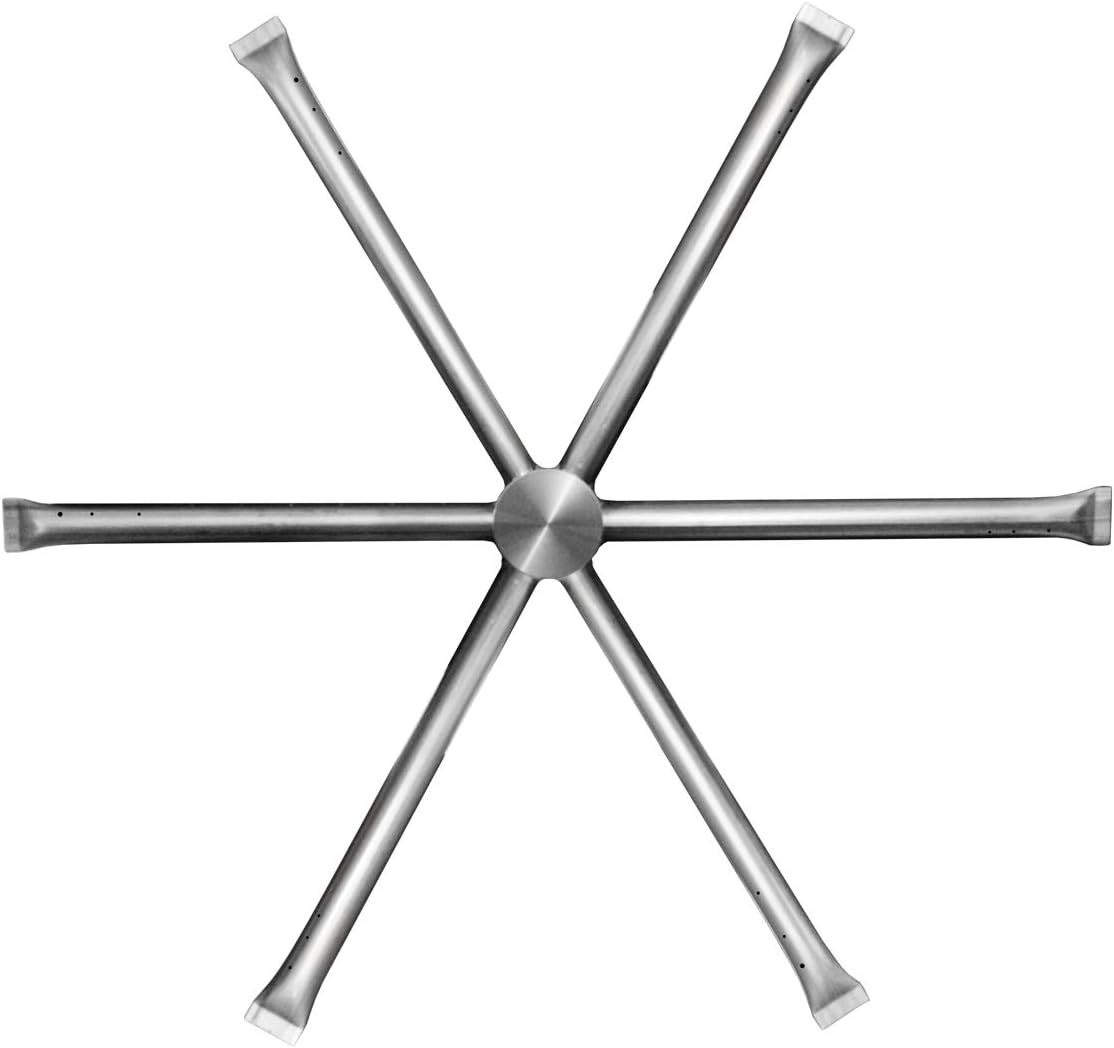 Firegear Stainless Steel Gas Fire Pit Burning Spur (DBS-31), Natural Gas, 31-inch