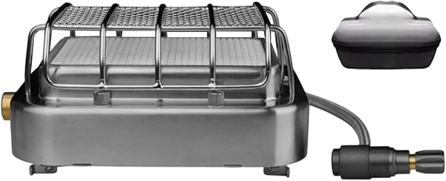 Portable Heater for Camping | Cooking Stove Warmer 2-in-1,Camping Tent Heater - for Outdoor Hiking Patio Garage Fishing Wildlife Watching 1-2 People