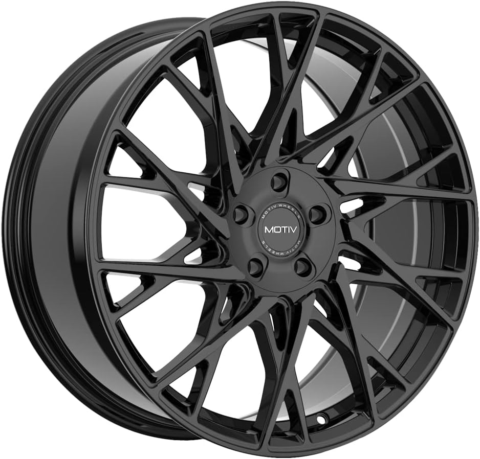 Motiv 430B Maestro 18x8 5x108/5x4.5" +40mm Gloss Black Wheel Rim 18" Inch