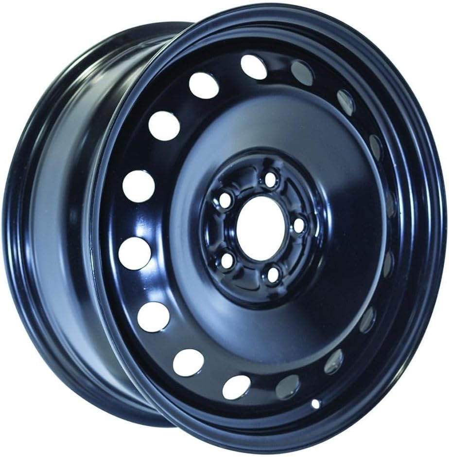 18x7 inch Custom Wheel - Black Standard Steel Rim ST Bolt- Pattern 5x114.3 mm Offset 40 mm