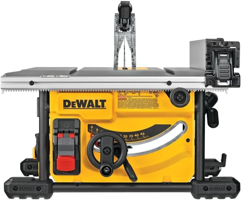 DEWALT 15 Amp 8-1\/4 in. Compact Portable Jobsite Table Saw (DWE7485)