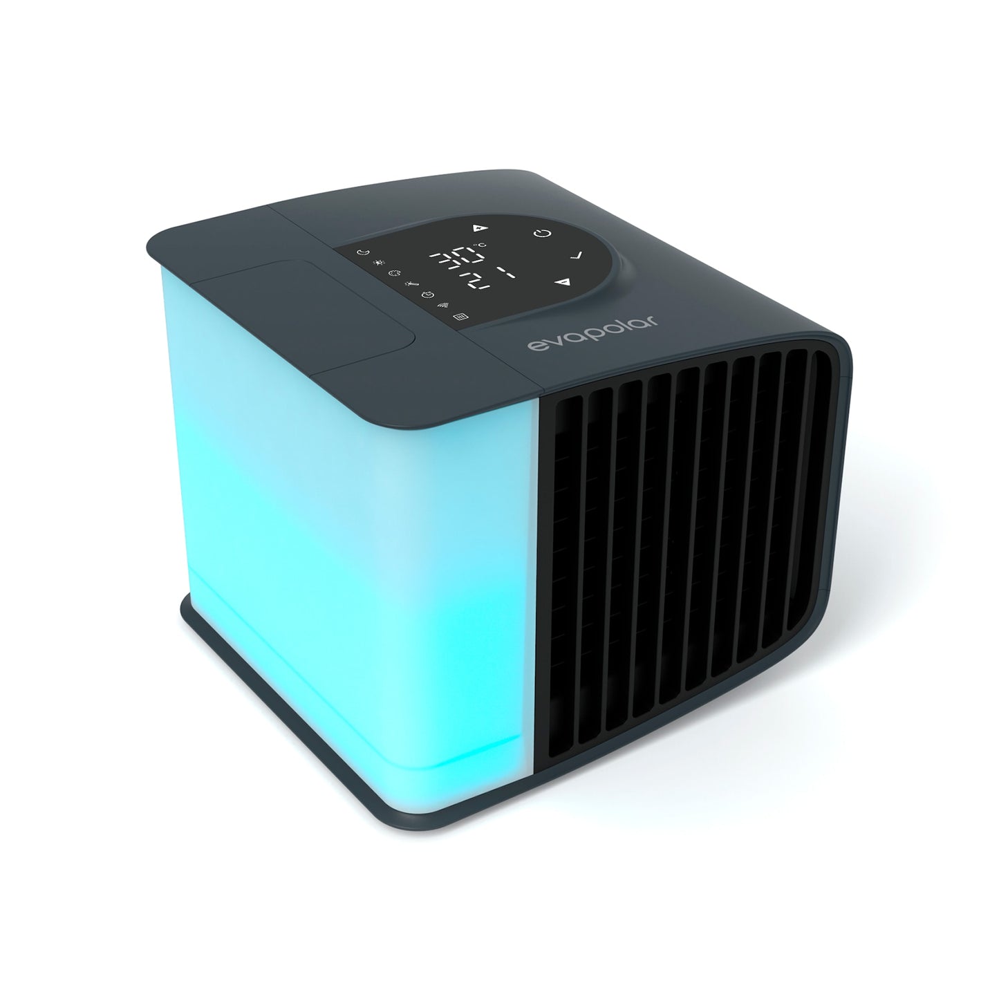 Evapolar EV-3000-BTU DOE (5-Volt) Gray Ventless Wi-Fi enabled Portable Air Conditioner with Remote Cools 37-sq ft EV 3000GR