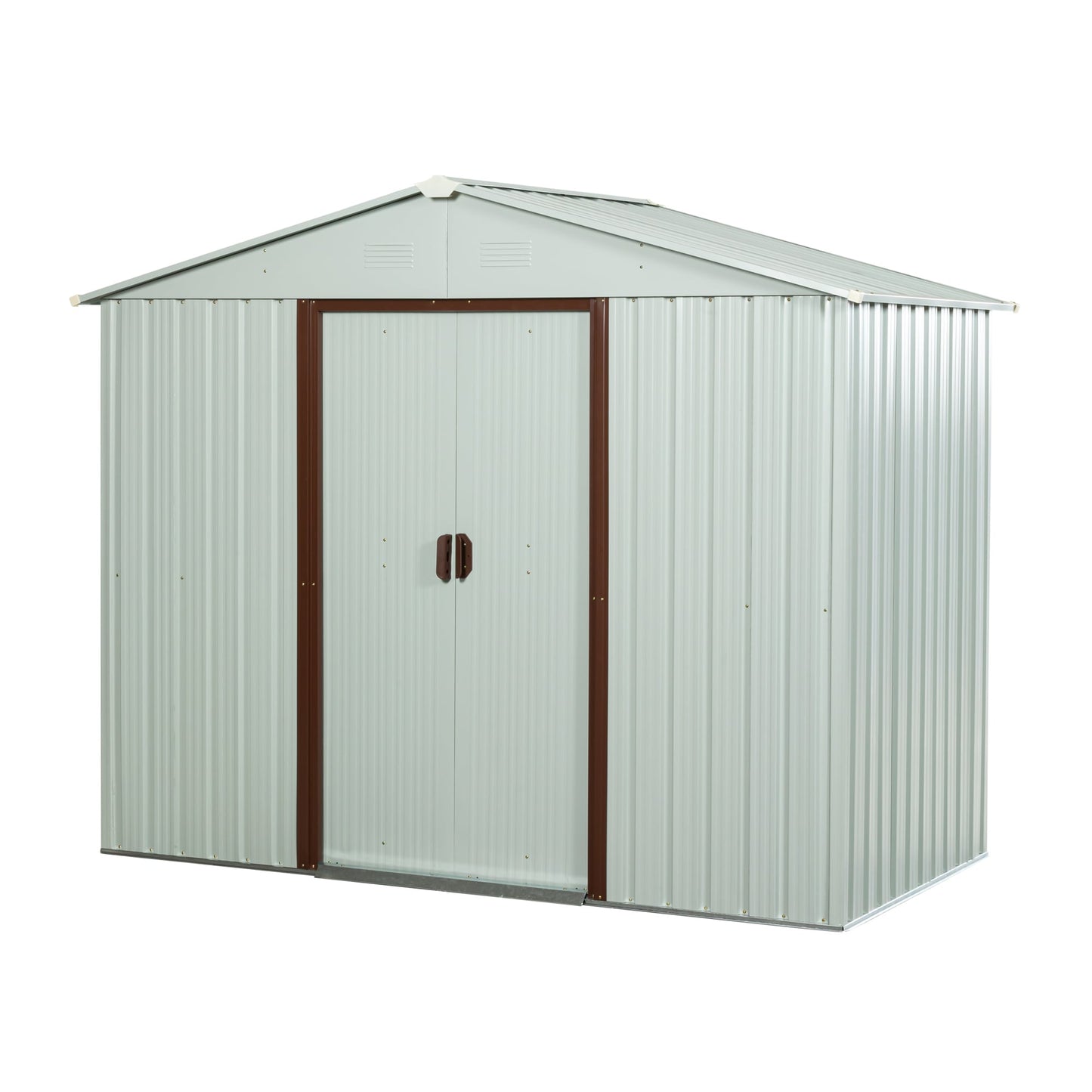 Maocao Hoom 6.04-ft x 3.9-ft Galvanized steel Storage Shed