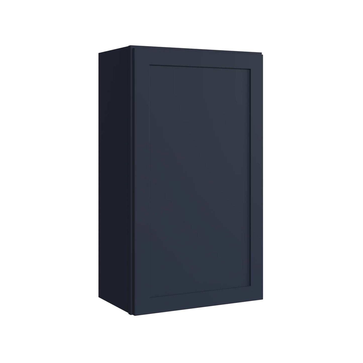 KraftMaid Momentum Deveron 21-in W x 36-in H x 12-in D Midnight Wall Fully assembled Plywood Cabinet Recessed Panel