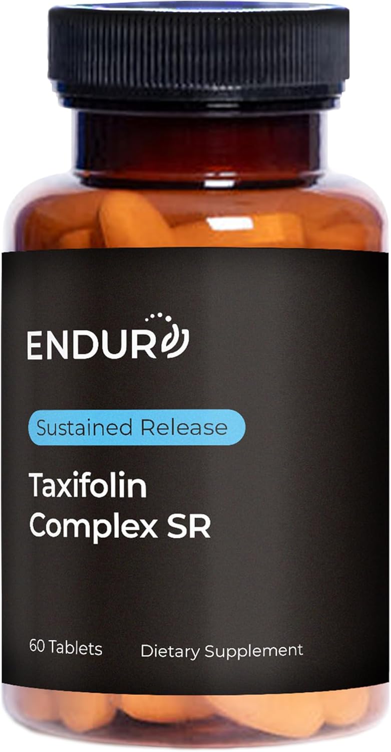 Endur Taxifolin Complex SR, Immune Health Supplement, Helps Provide Antioxidant Protection & Promotes Healthy Circulation, Gluten Free, 60 Tablets