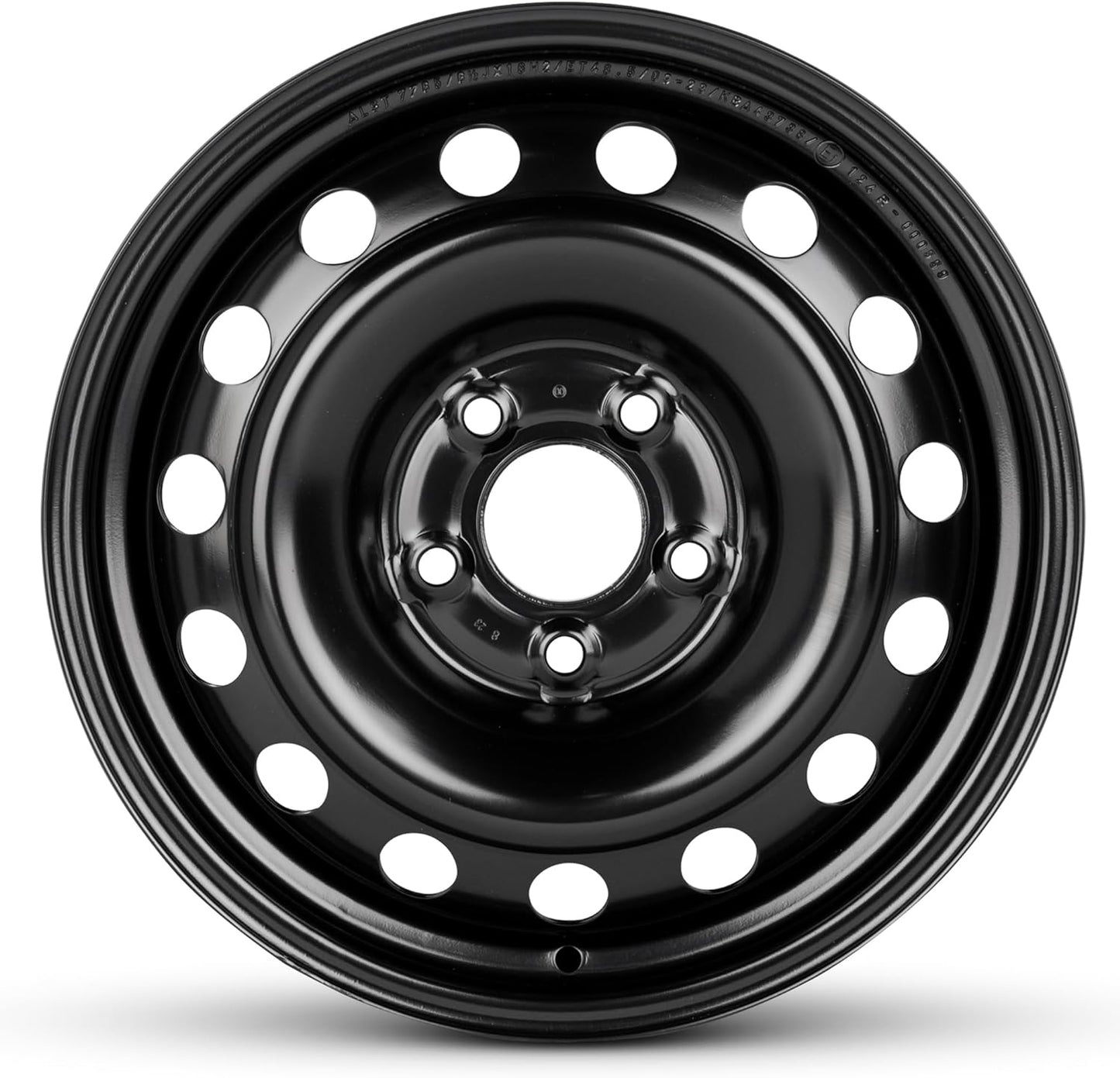 For 1997-2002 Mazda 626 16 Inch Black Painted Steel Rim - OE Direct Replacement - Road Ready Car Wheel