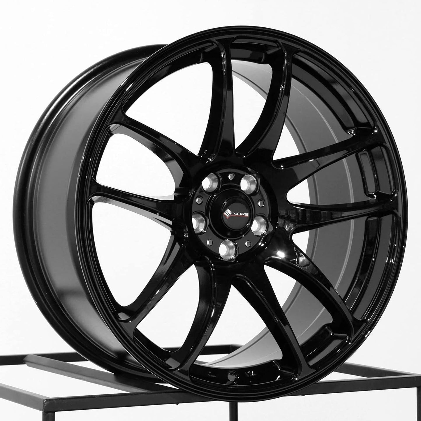 17x8 Vors TR4 5x100 35 Black Wheel Rim 73.1