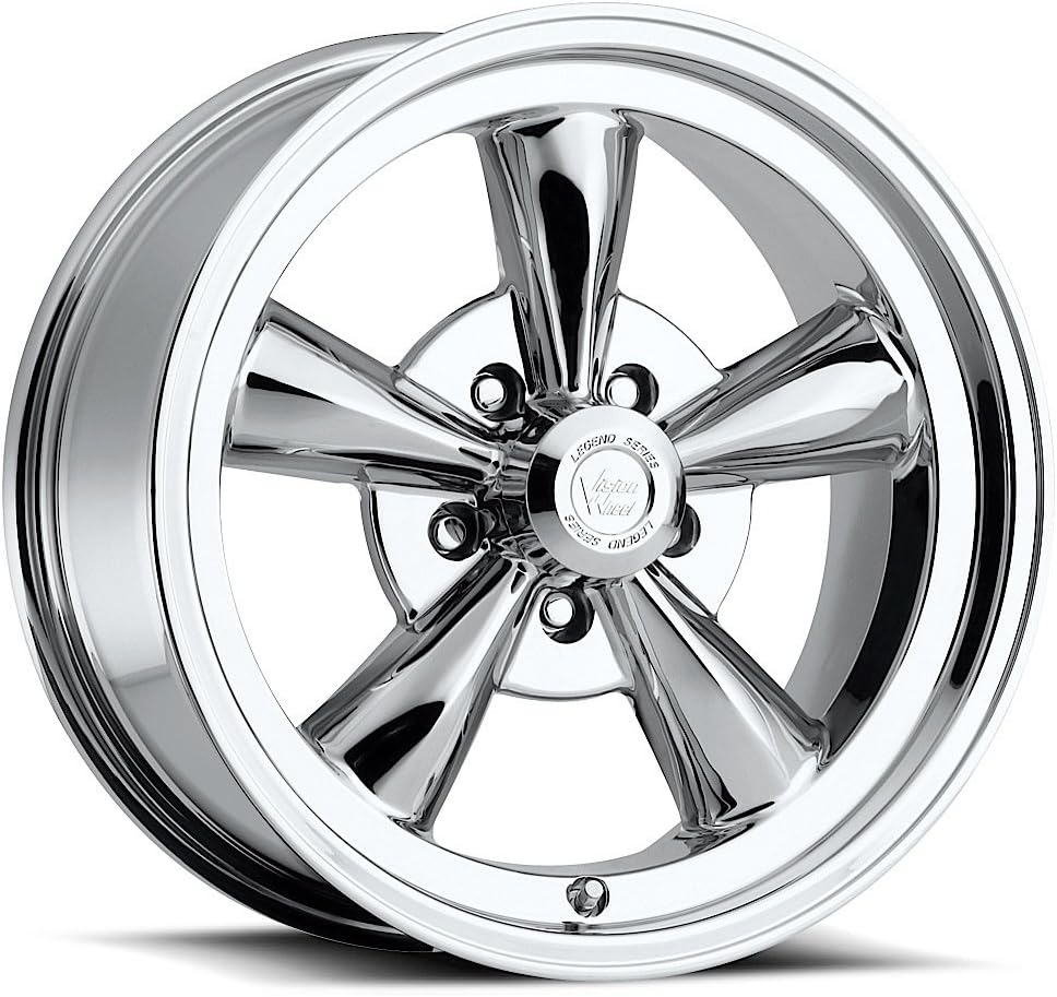 Vision Legend 6 141 Series Gun Metal Machined Lip Wheel (17x8"/6x5.5")