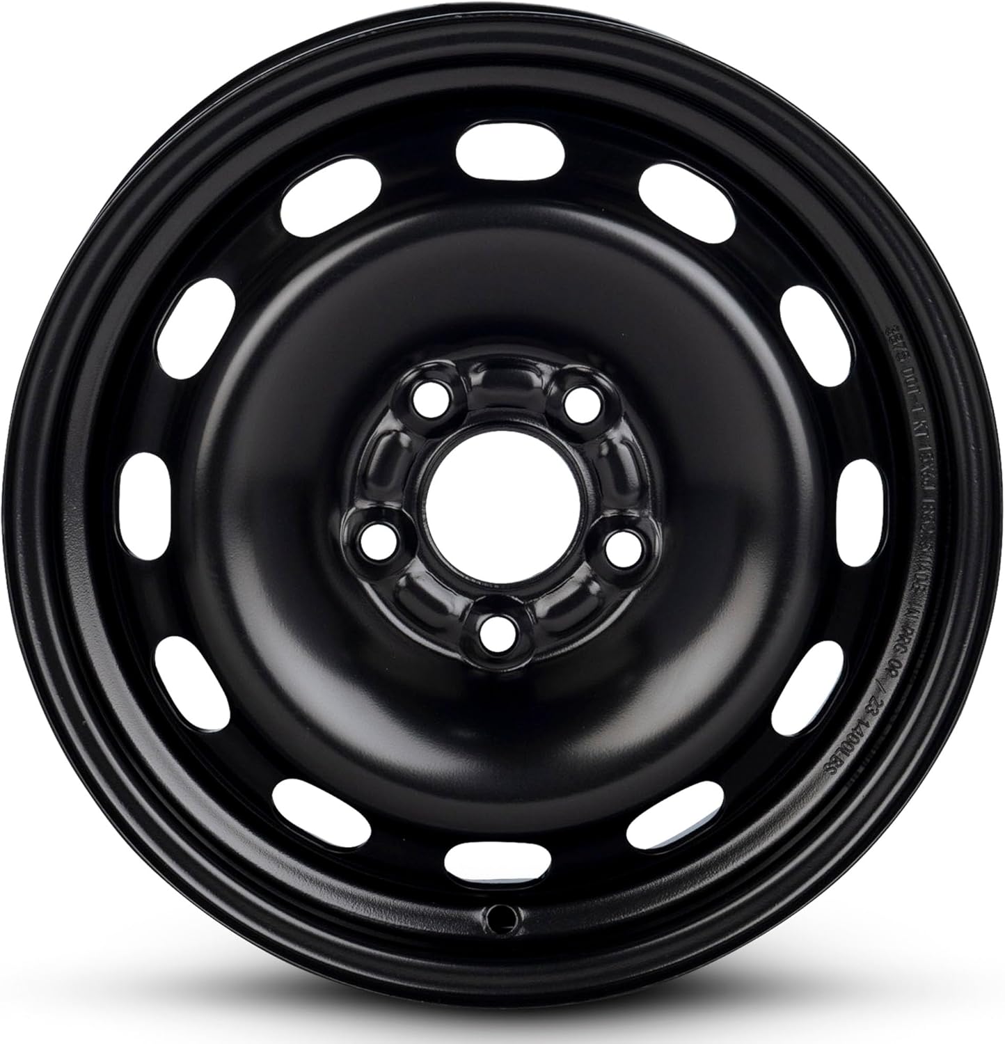 For 2006-2009 Mazda 3 15 Inch Painted Black Rim - OE Direct Replacement - Road Ready Car Wheel