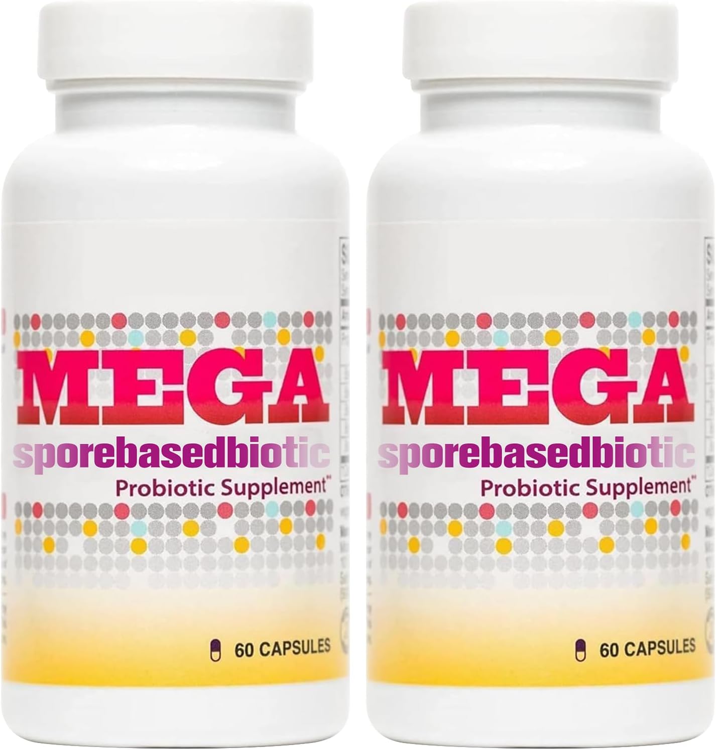 20-25 Mega Spore - Based Biotic - High Potency Spore(2pk 120Count)