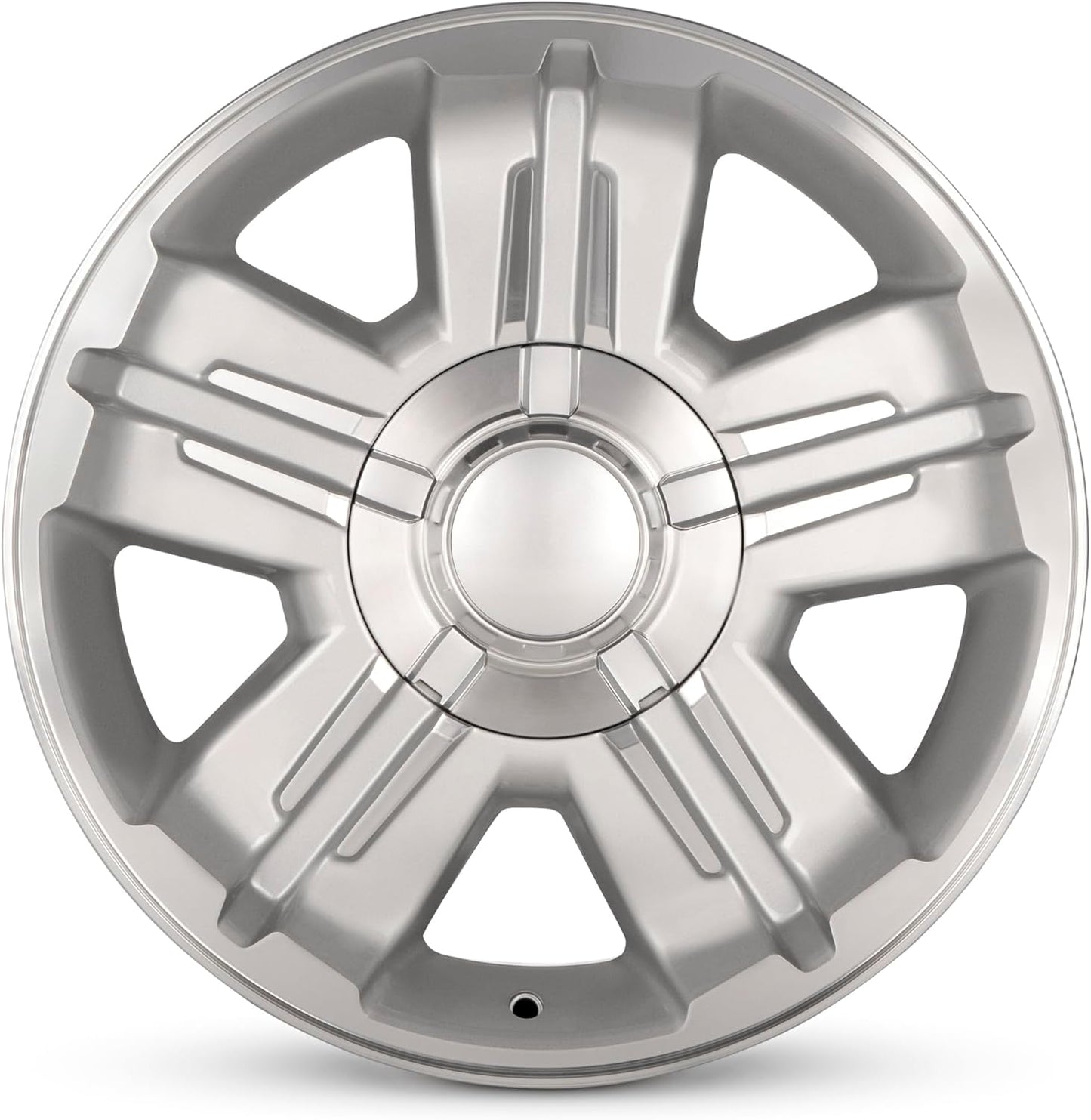 for 2007-2013 Chevrolet Avalanche 1500 18 Inch Machined Face with Painted Inlay Silver Rim - OE Direct Replacement - Road Ready Car Wheel