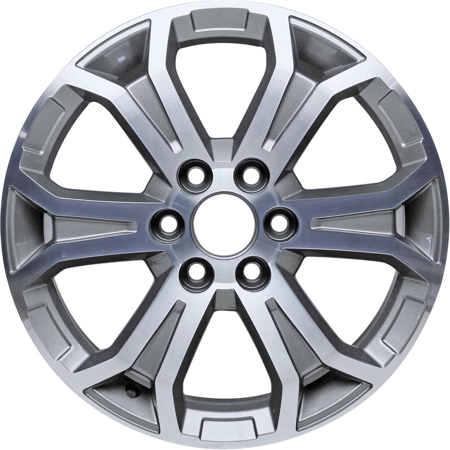19x7.5"" 19 Inch Aluminum Alloy Wheel Rim For GMC Acadia 2013 2014 2015 2016 | ALY05573U30N | Direct Fit - OE Stock Specs, Machined and Grey
