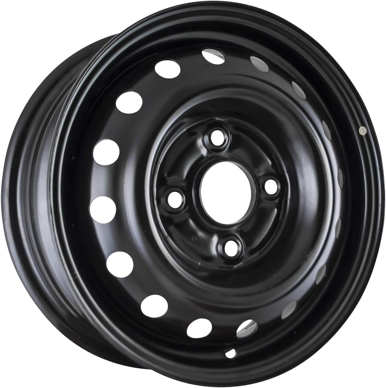14" 14x5" Reconditioned Factory OEM Black Steel Wheel for 1990-1997 Honda Accord | 63710