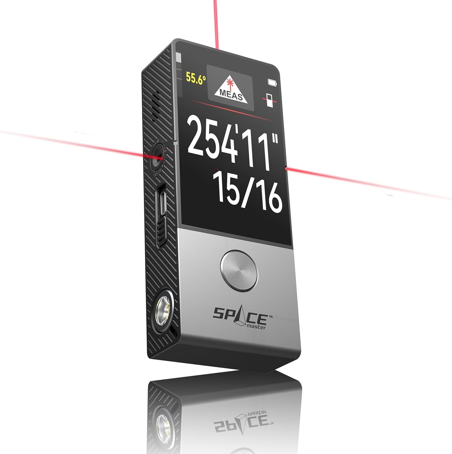 MiLESEEY 330\u202Fft Smart Laser Tape Measure & Digital Ruler D9 PRO\u2013 IPS Touchscreen, App\u2011Sync, Visual Aligning Indicator, P2P, Live Angle Display Professional Measuring Tool