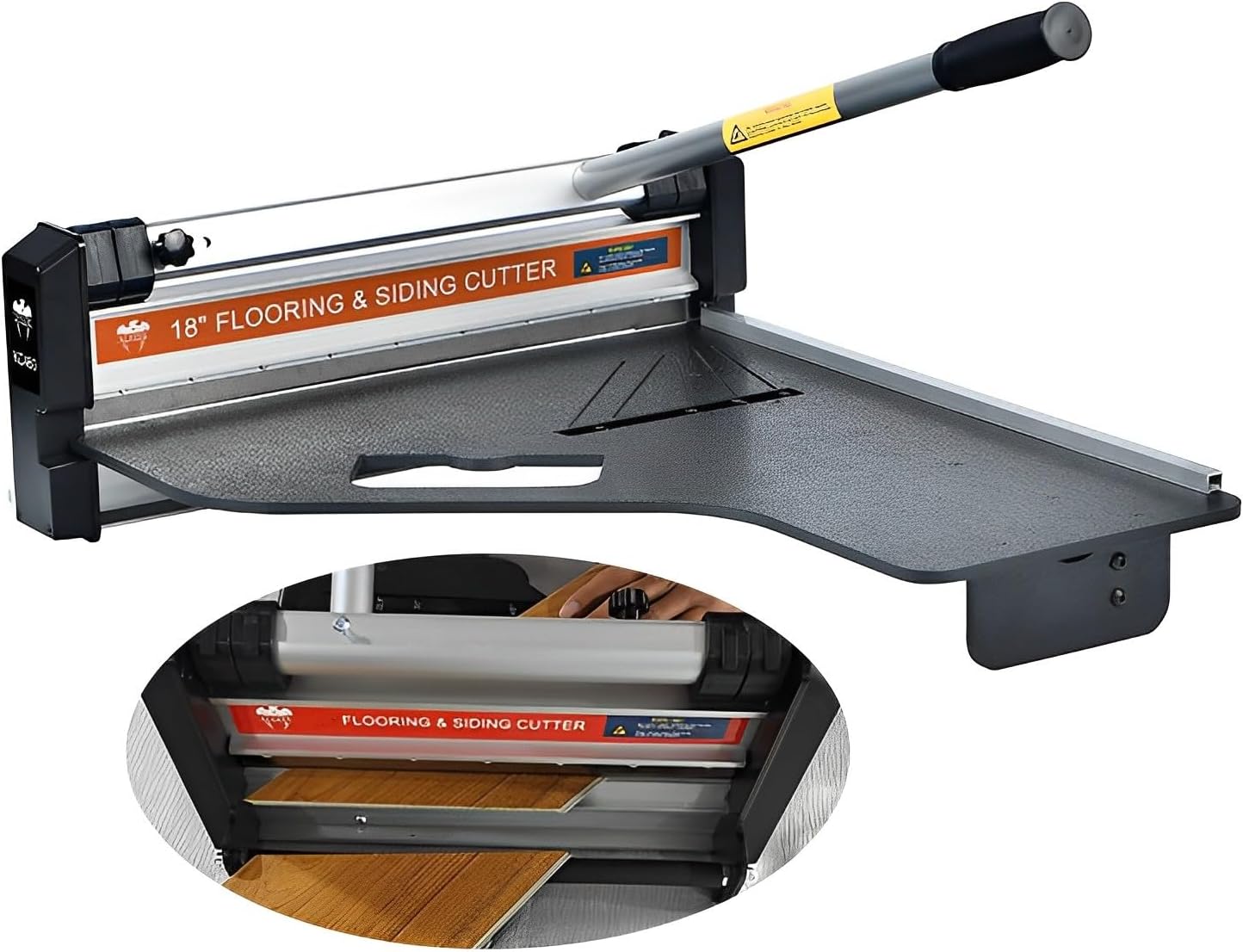18" Floor Cutter, 12mm Laminate Flooring Cutter Kit For Laminate, Engineered Hardwood, Siding, LVT, VCT, SPC, LVP, WPC and Vinyl Plank