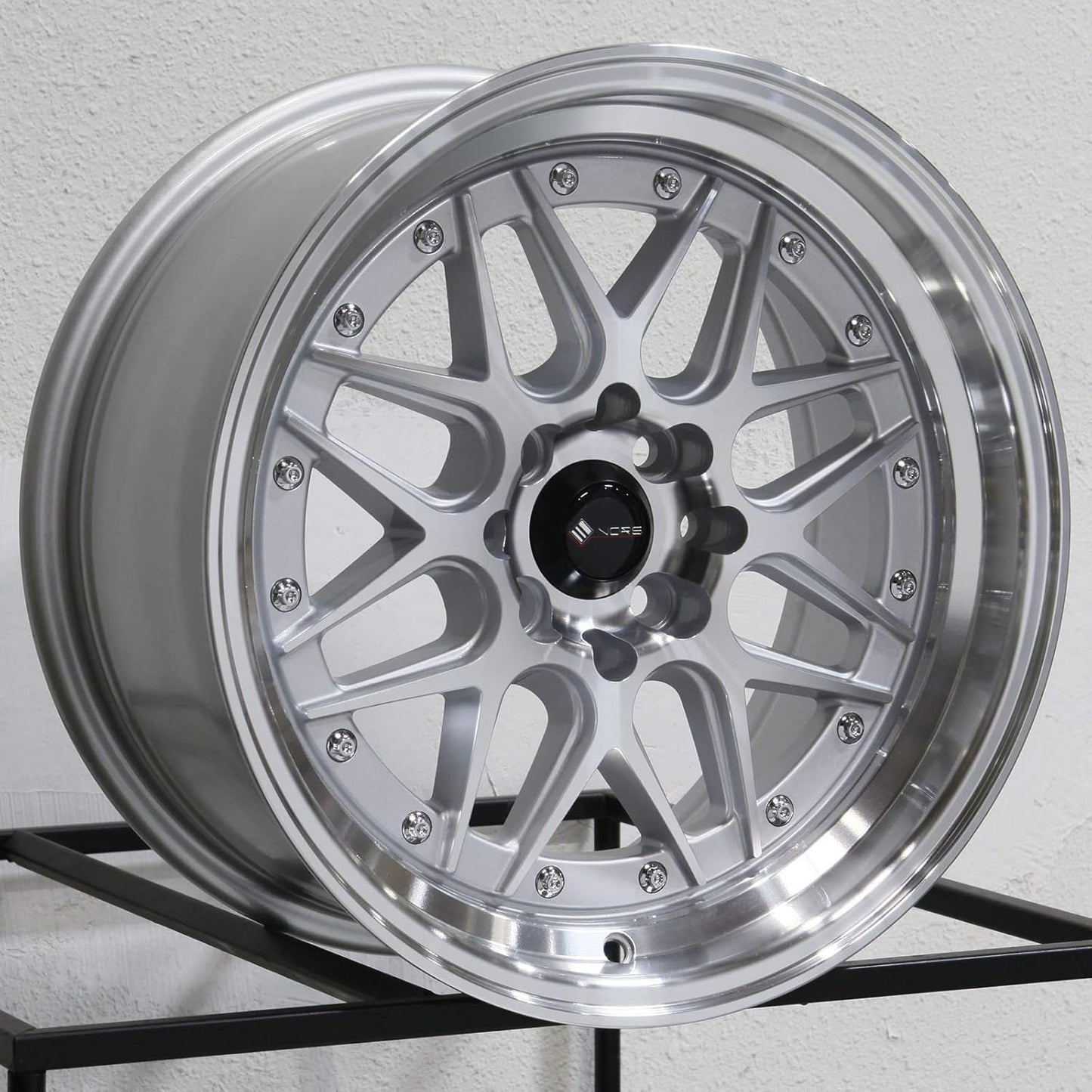 16x8 Vors VR7 4x100/4x114.3 20 Silver Wheel Rim 73.1