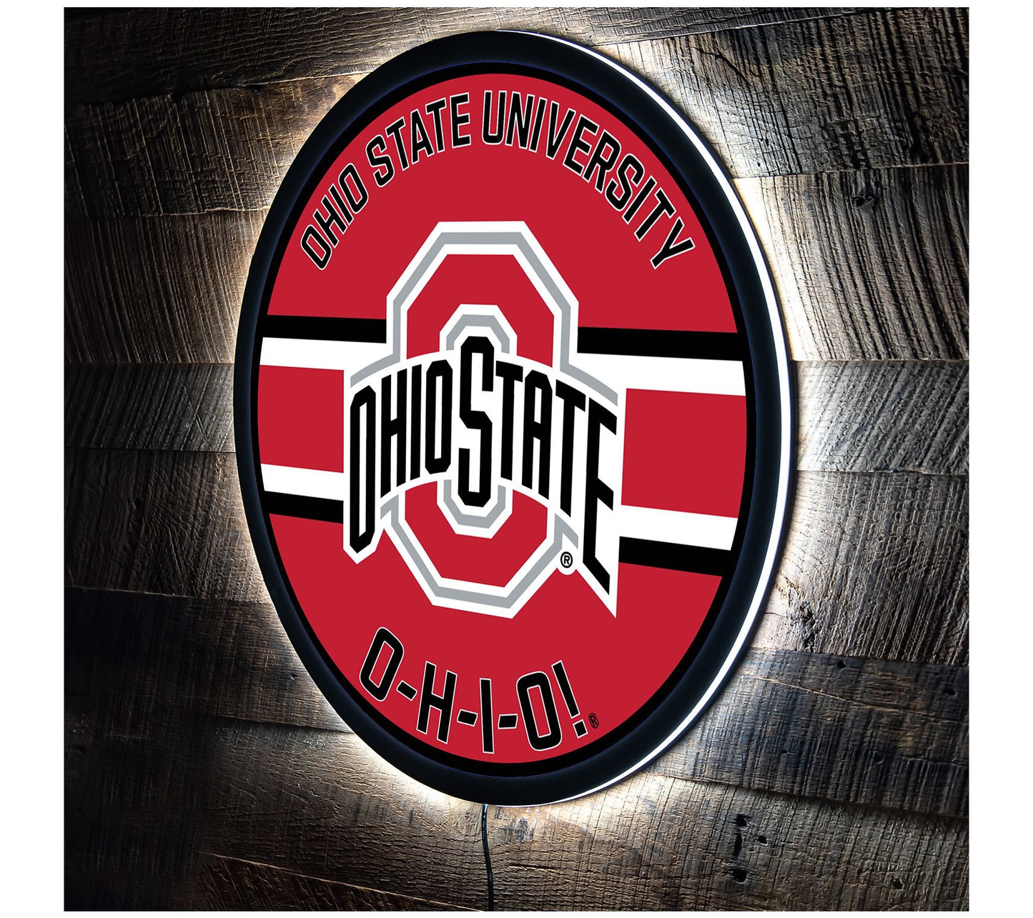 Evergreen NCAA LED 15" Round Lit Sign