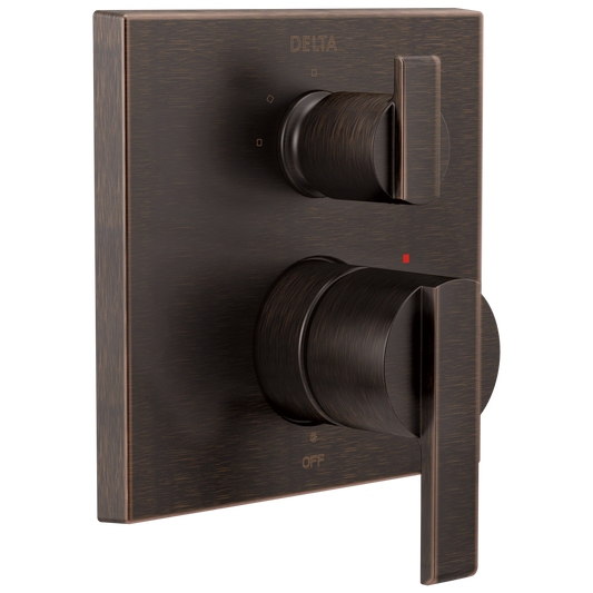 Delta Angular Venetian Bronze 3.438-Inches Universal Universal Shower mixer 0.5-Inches -ID