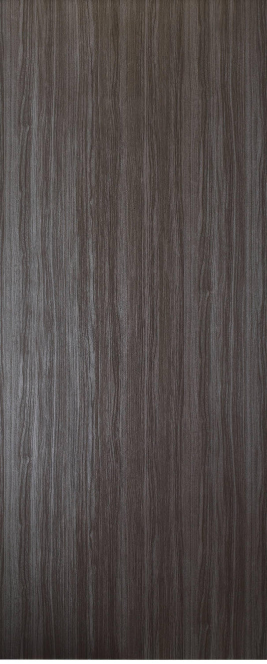 Belldinni Palladio Flat 30X80 Gray Oak 30-in x 80-in Dark Gray Flush Textured Solid core Prefinished Pine Wood Slab Door