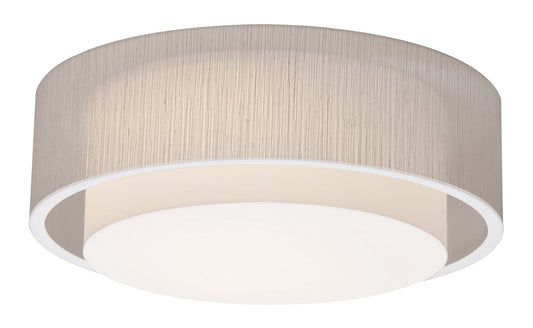 AFX 1 -Light 23.25-in White Integrated LED Flush Mount Light