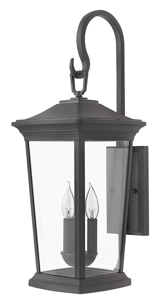 Hinkley Bromley 3 -Light 24.75-in H Black Hardwired Outdoor Wall Light