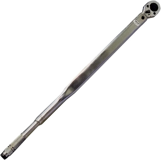 K Tool International 72175 Ratcheting Torque Wrench with 3/4" Drive for Garages, Repair Shops, and DIY, 100-600 ft/lbs., Click Style, Laser Marked Scales, Quick Release, Carrying Case, Non-Slip Handle