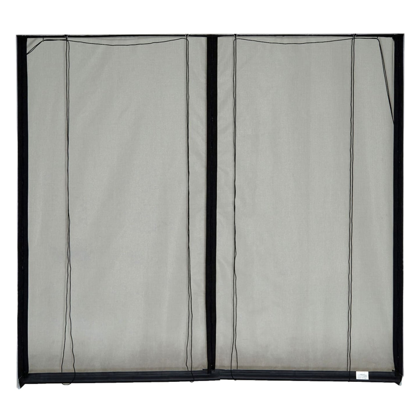 Fresh Air Screens Model D w/RP 8.0-Feet x 7.0-Feet Fiberglass Zipper with rope/pull Single garage door screen