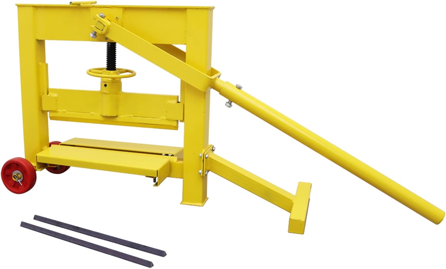 INTSUPERMAI Paving Tool Block Splitter Cutter Pavers Tool Block Splitter Paving Cutter with Wheels Concrete Landscaping Stone Brick Cutter Tool