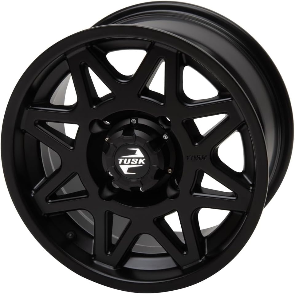 TUSK 4/156 Tintic Wheel 14x7 4.0 + 3.0 Matte Black|Sportsman|General|RZR|Ranger|