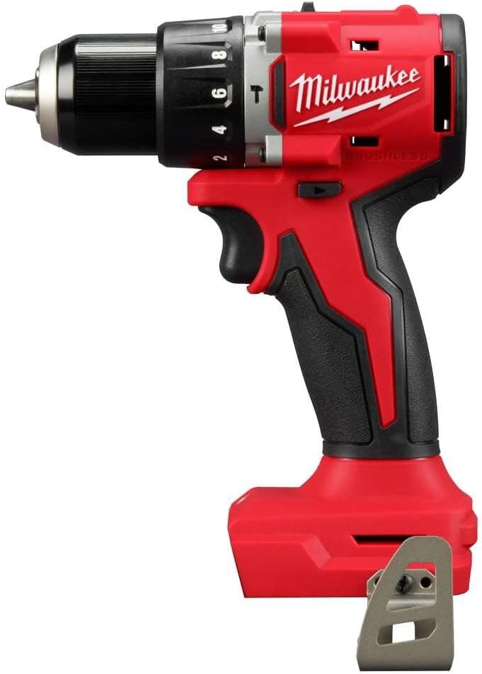 Milwaukee M18 Compact 1/2 in Hammer Drill/Driver (Bare Tool)(Renewed) 3602-20