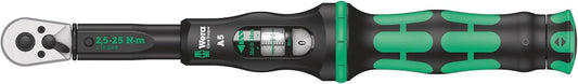 Click-Torque A5 Torque wrench Drive 2 5-25 Nm, Black