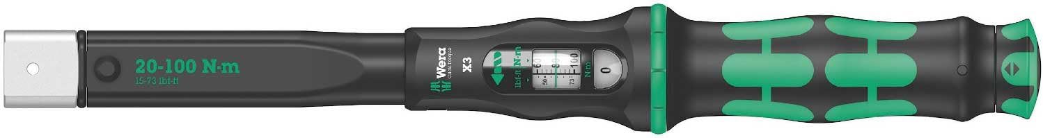 Wera Tools Click-Torque X3 Torque wrench 20-100 Nm