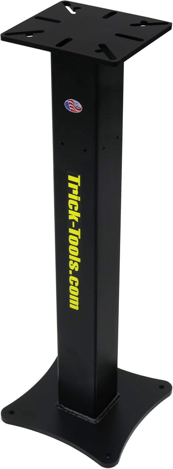 Trick-Tools Versa-Mount Heavy-Duty Vise and Grinder Floor Pedestal, Made in the USA