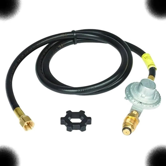 F273071 Propane Hose and Regulator Assembly Compatible with Mr. Heater 5 ft.